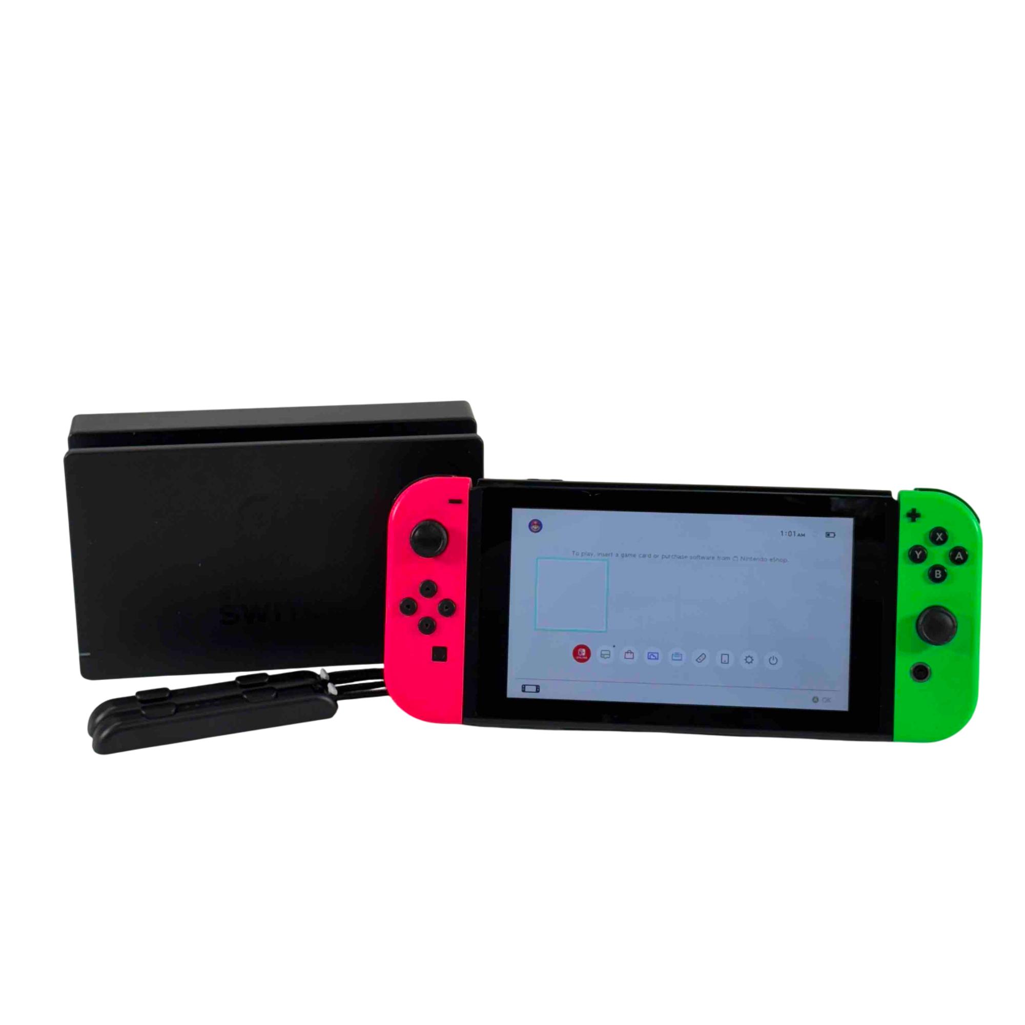 Nintendo Switch Neon Blue and Neon Red HAC-001 Game Console