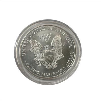 1999 American Eagle Silver Dollar Colorized Walking Liberty 1oz