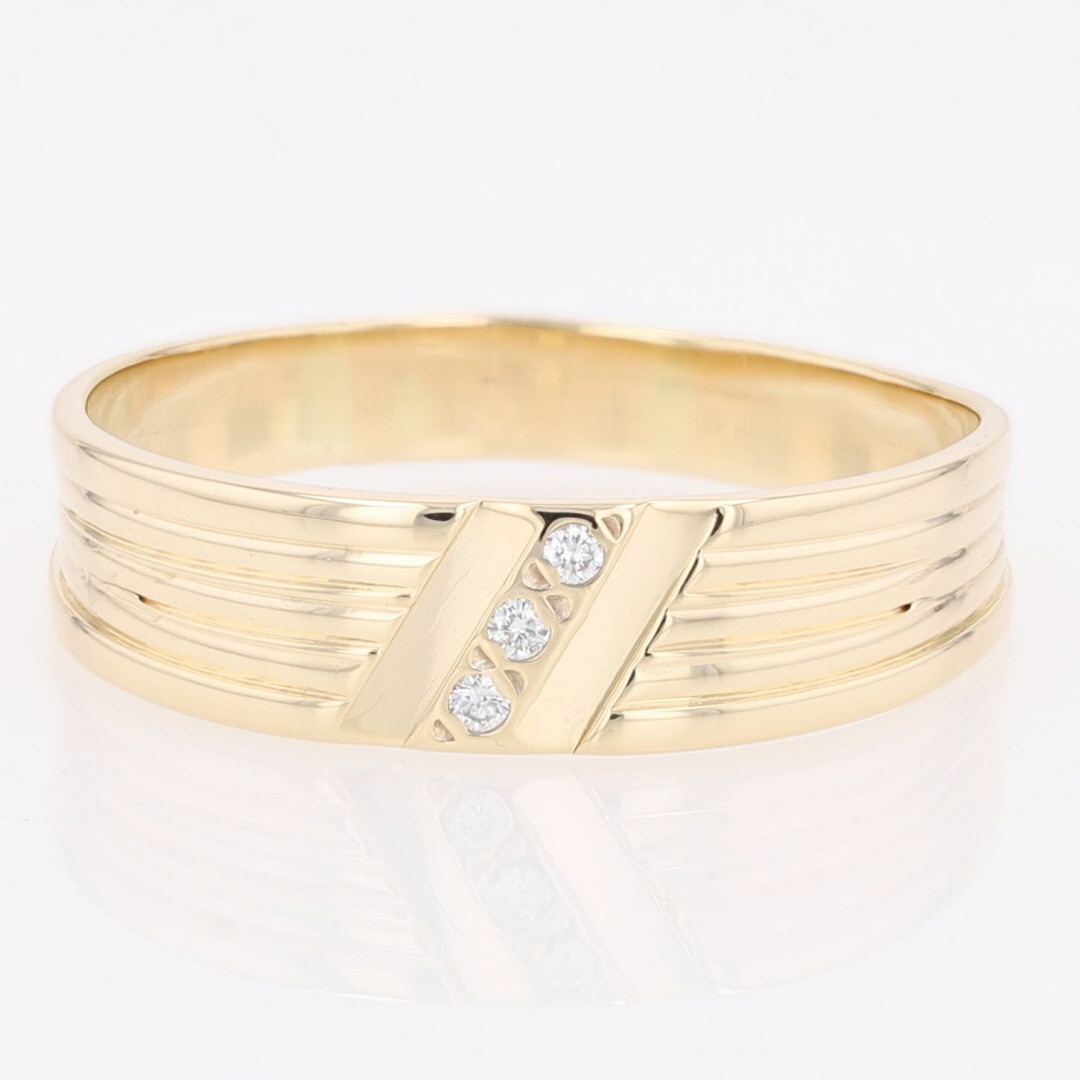 .05ctw Round Cut Diamond Prong Set Wedding Band Ring 14k Yellow Gold ...