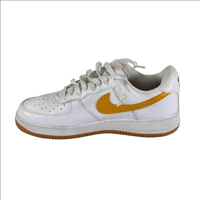 Nike Air Force 1 Low Retro QS FD7039-100 White/Gold Men display picture 3