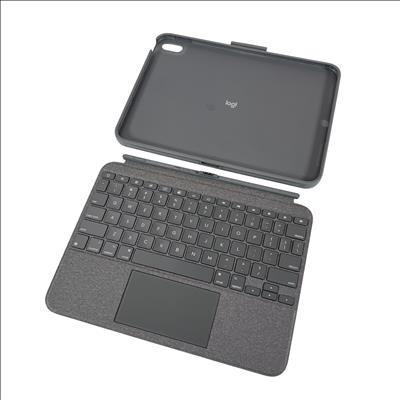 Logitech COMBO TOUCH YU0081 10th Gen iPad Two-Piece Keyboard Case