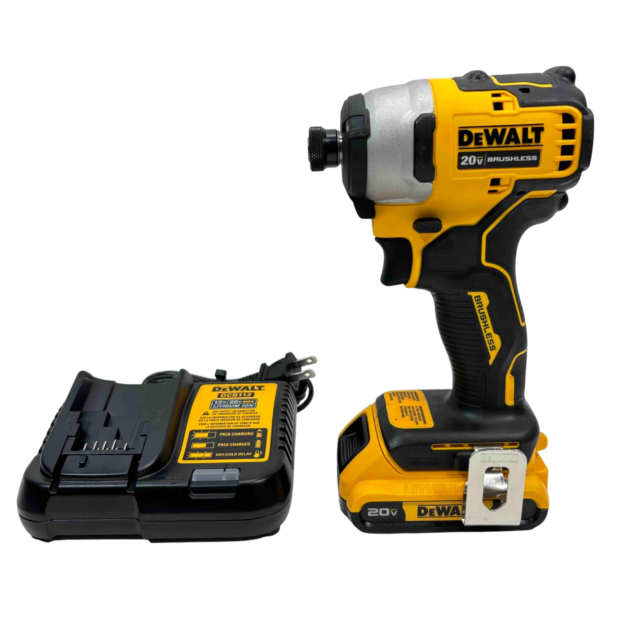 DeWalt DCF809 20V MAX Cordless Brushless Compact 1/4 in. Impact Driver
