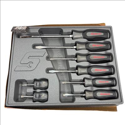 Snap On SGDX80BDTX 100th Year 8-Piece Soft Grip Combination Screwdriver Set