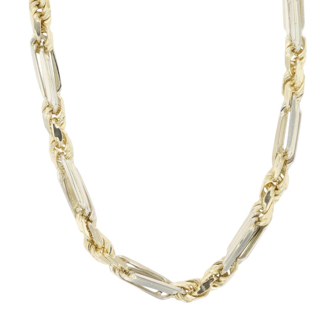 3.7mm Fancy Rope Link Chain 20.25