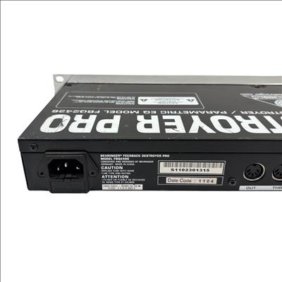 配信機器・PA機器・レコーディング機器 behringer Feedback Destroyer Pro 配信機器・PA機器・レコーディング機器 behringer Feedback Destroyer