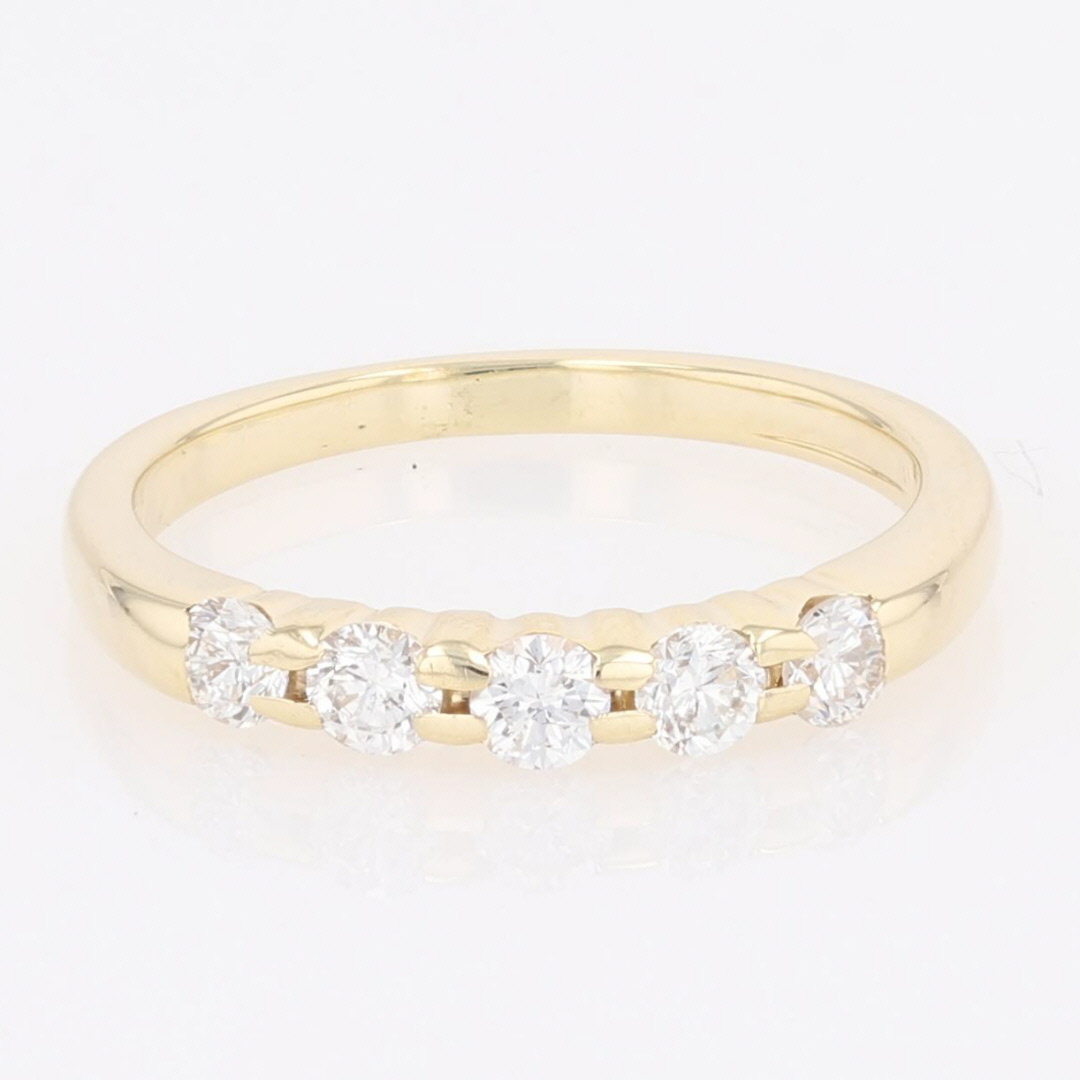 .42ctw Round Cut Diamond Prong Set Wedding Band Ring 14k Yellow Gold Size 6