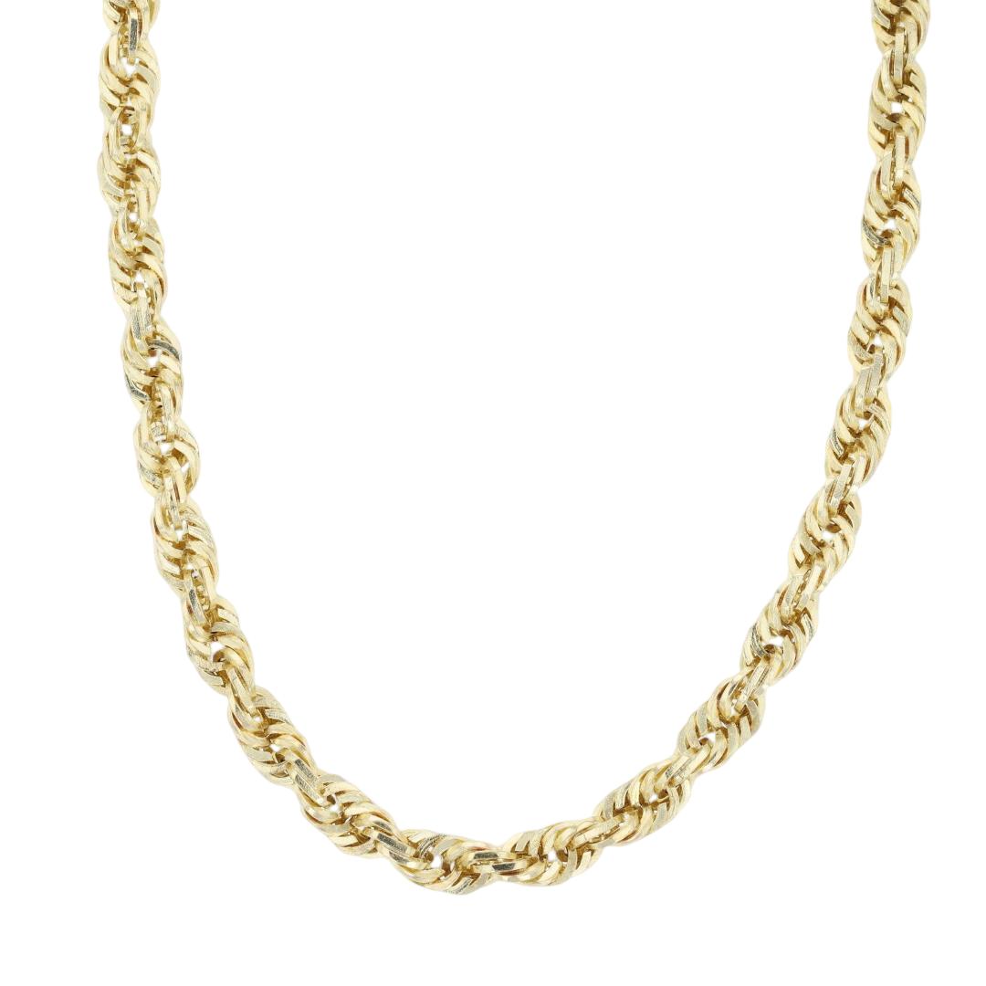 Gold Link Rope Chain Necklace main image 0