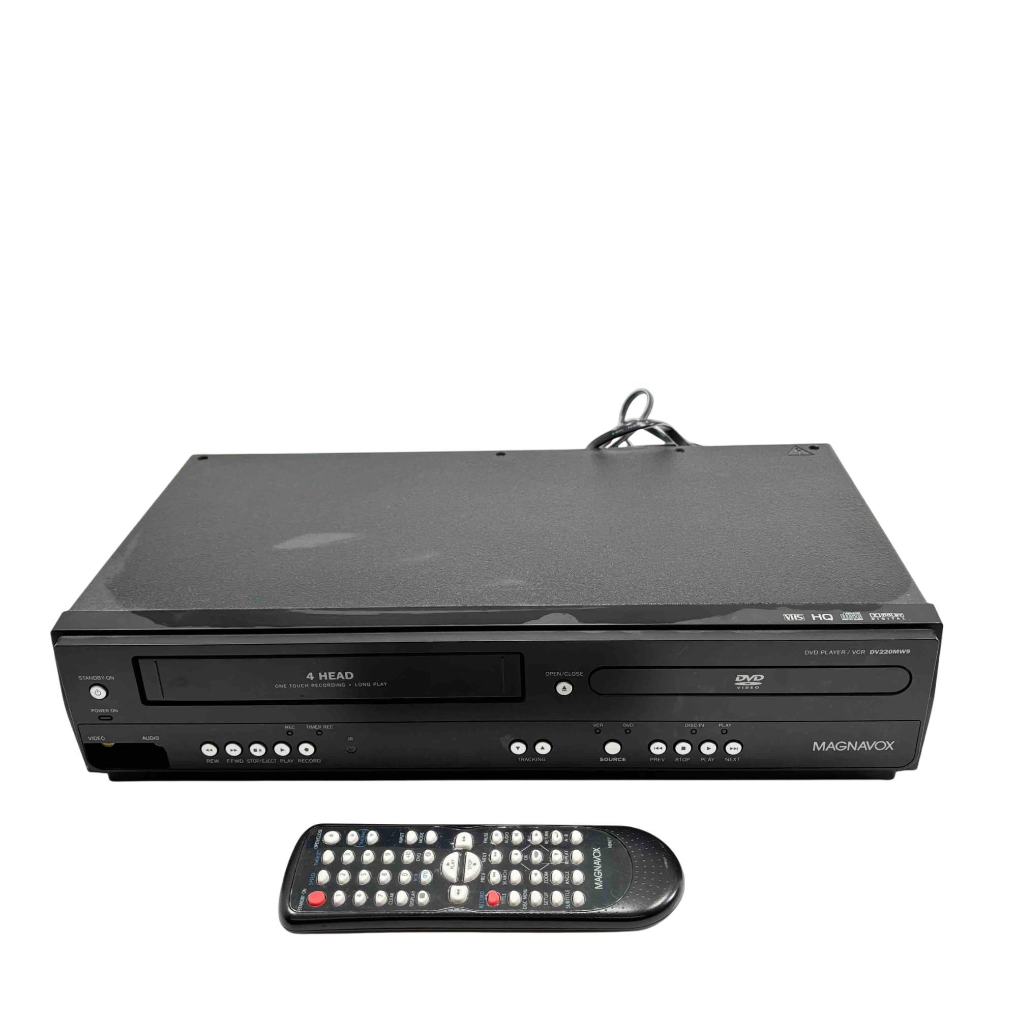Magnavox DV220MW9 DVD Player/4 Head VCR Combo