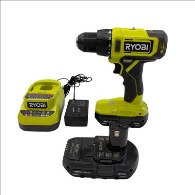 RYOBI PCL206 ONE+ 18V Cordless 1/2 in. Drill/Driver Kit