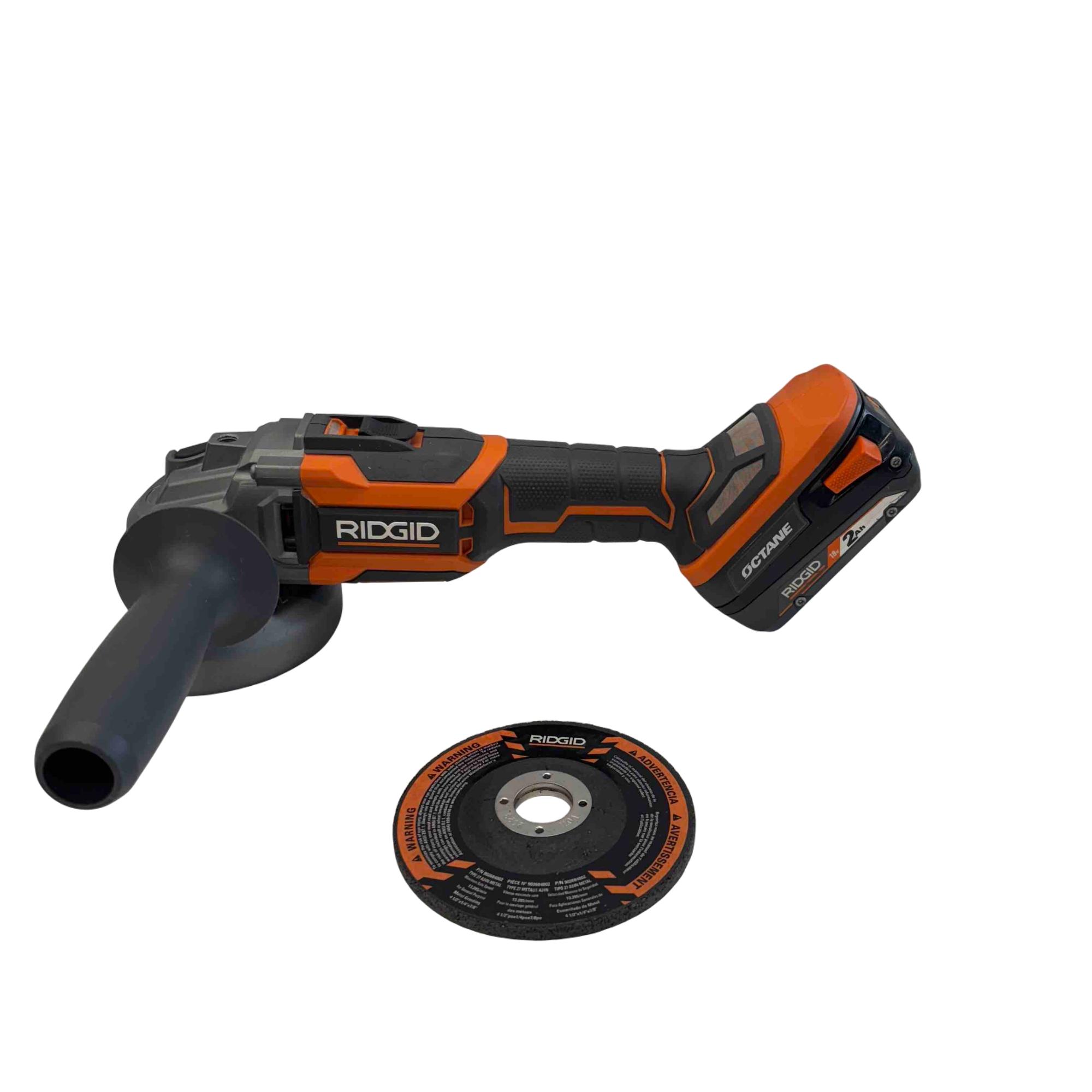 RIDGID R86042 18V OCTANE Brushless Cordless 4-1/2 in. Angle Grinder