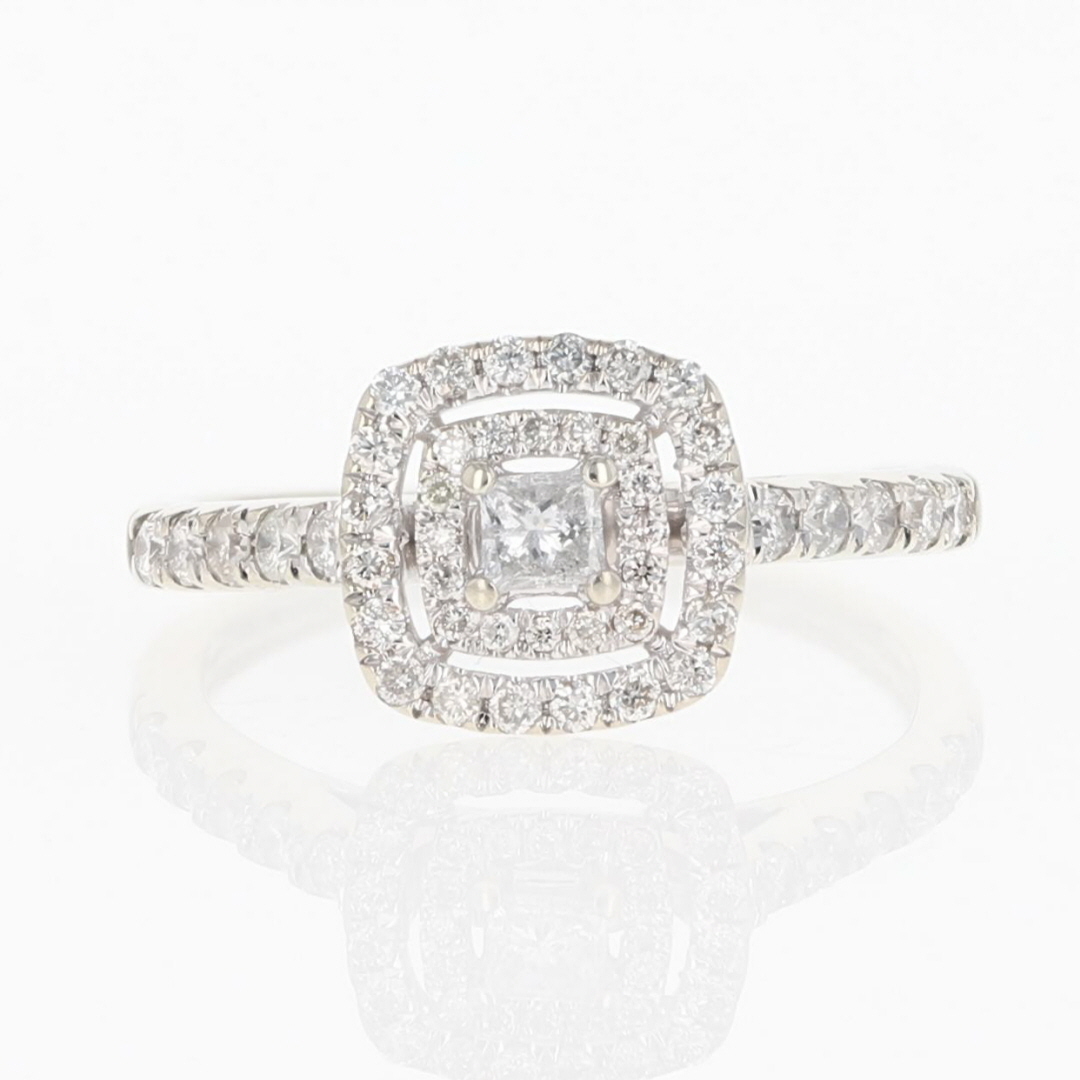 45ctw Round Cut Diamond Cluster Arthritic Statement Ring 14k
