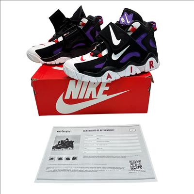 purple nike barrage