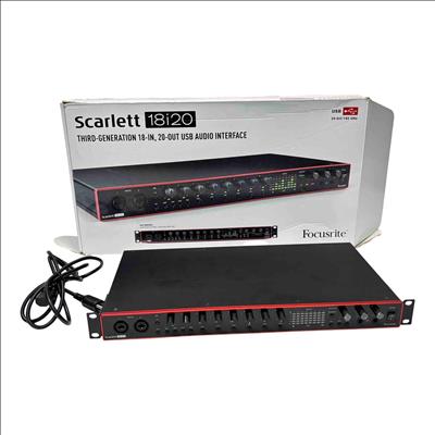 Focusrite Scarlett 18i20 3rd Gen 18-in/20-out USB 2.0 Audio Interface