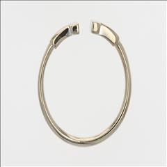 Tiffany & Co. Tiffany T Wire Ring 18k White Gold Size 8.75 / 3.36 