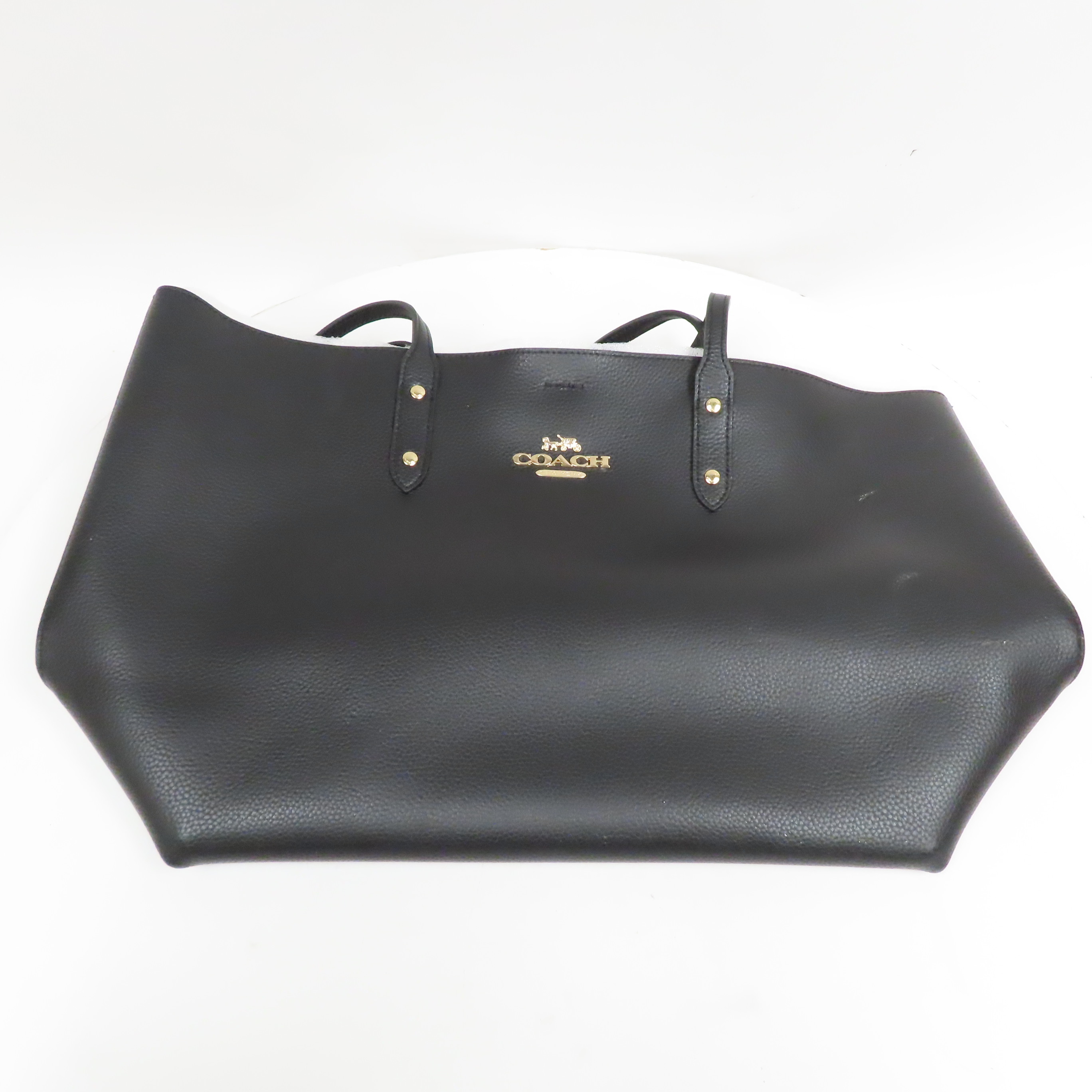 Coach 72673 Town Leather Tote Bag Black