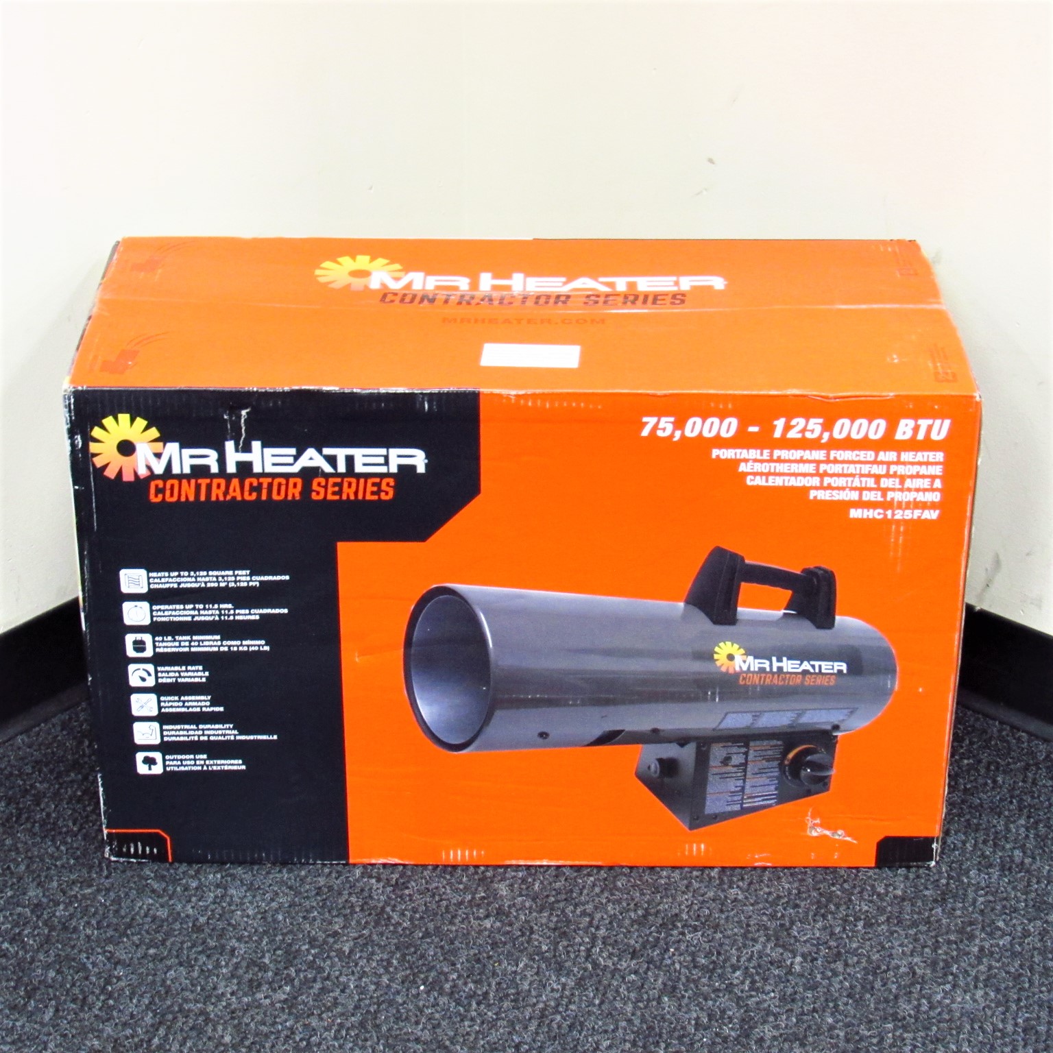 Mr Heater MHC125FAV Propane Forced Air Heater Local PickUp Only