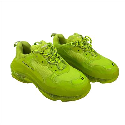 Balenciaga Triple S Sneakers Fluo Neon Green Size US 10