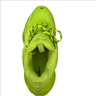 Balenciaga Triple S Sneakers Fluo Neon Green Size US 10