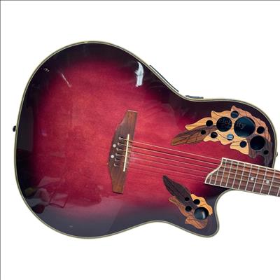 Ovation Celebrity Deluxe　美品 Used Ovation CELEBRITY DELUXE CDX44 Solid Top Acoustic Guitar Blue