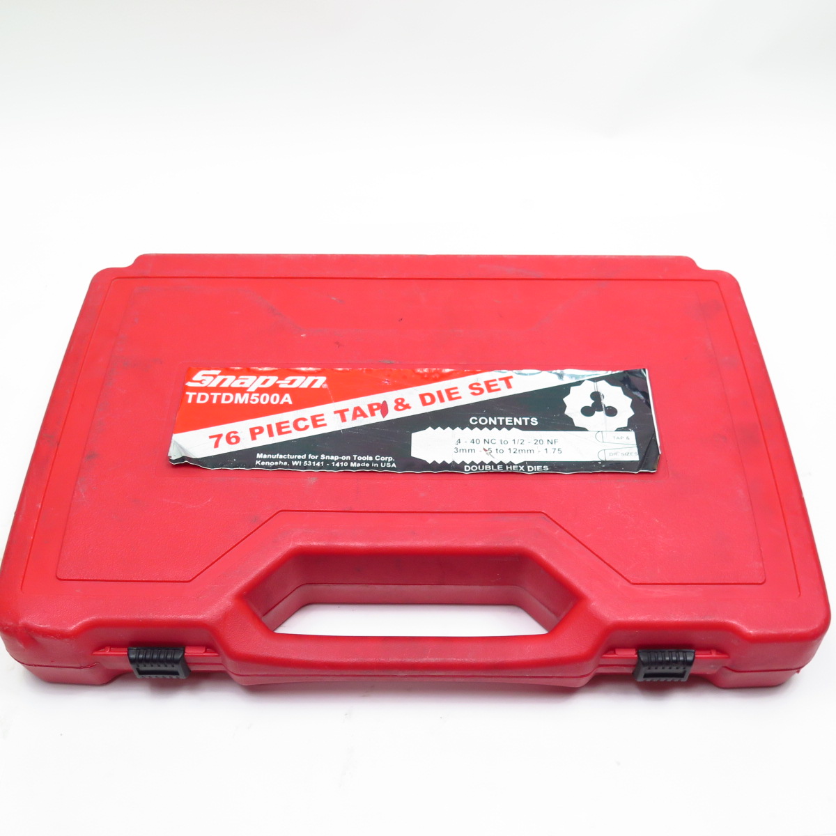 Snapon Tools TDTDM500A 76 Piece Tap and Die Set