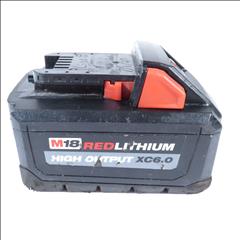 Milwaukee 48-11-1865 M18 18-Volt Lithium-Ion High Output 6.0Ah Battery Pack