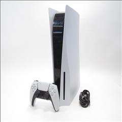 Sony PlayStation 5 PS5 Video Gaming Console White 9556