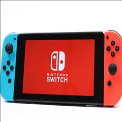 Nintendo Switch HAC-001 32GB + 128GB Video Game System - Blue/Red