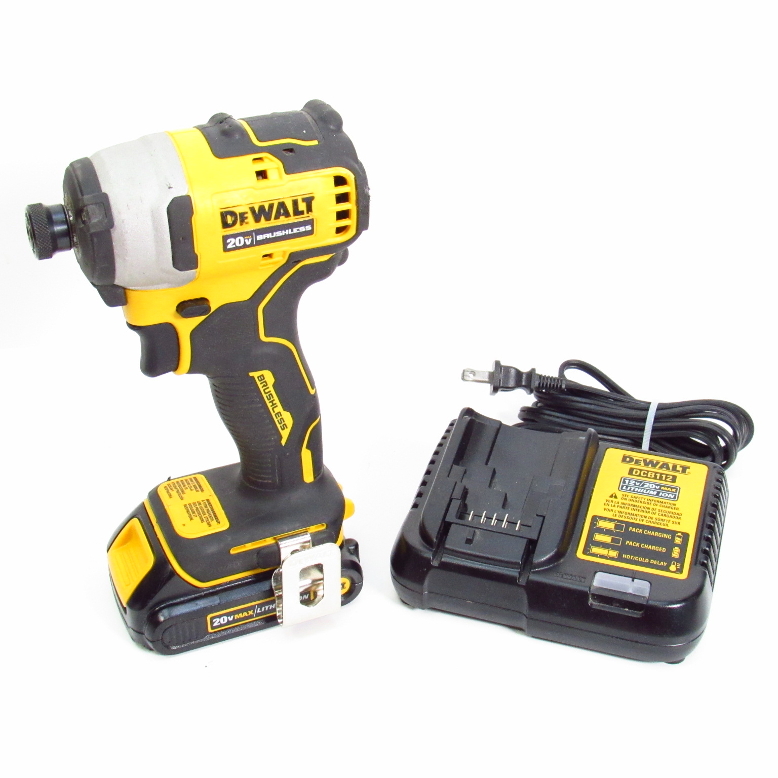 DeWalt DCF809 20V 1/2'' Drive Cordless Impact Driver Kit