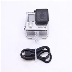 GoPro CHDHY-401 HERO4 Silver 12 MP 4K Portable Action Camera
