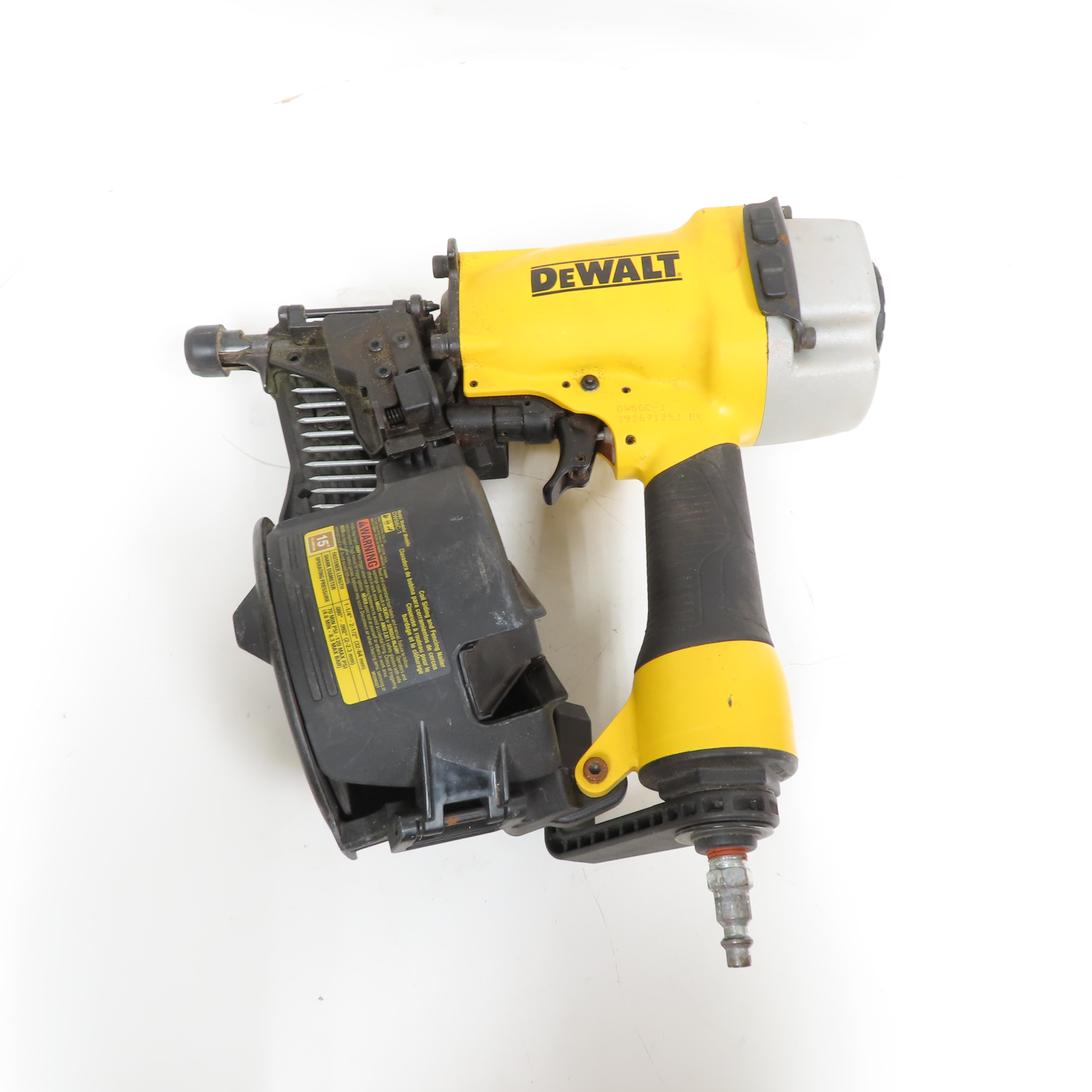 DeWalt DW66C1 15Degree 21/2" Pneumatic Coil Siding Nailer