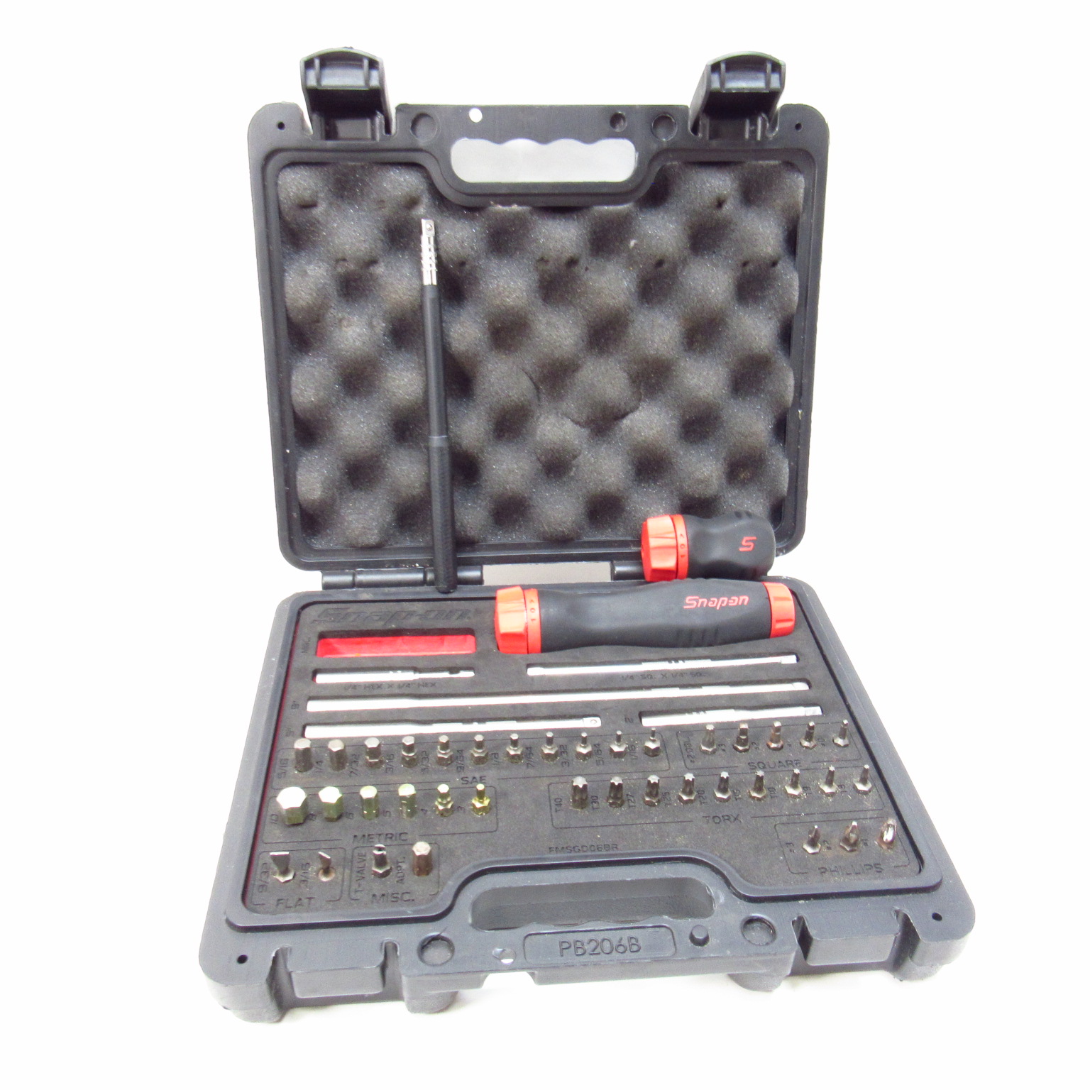 Snapon Tools SGDMRC44FR 44Piece Ratcheting Soft Grip Screwdriver Master Set