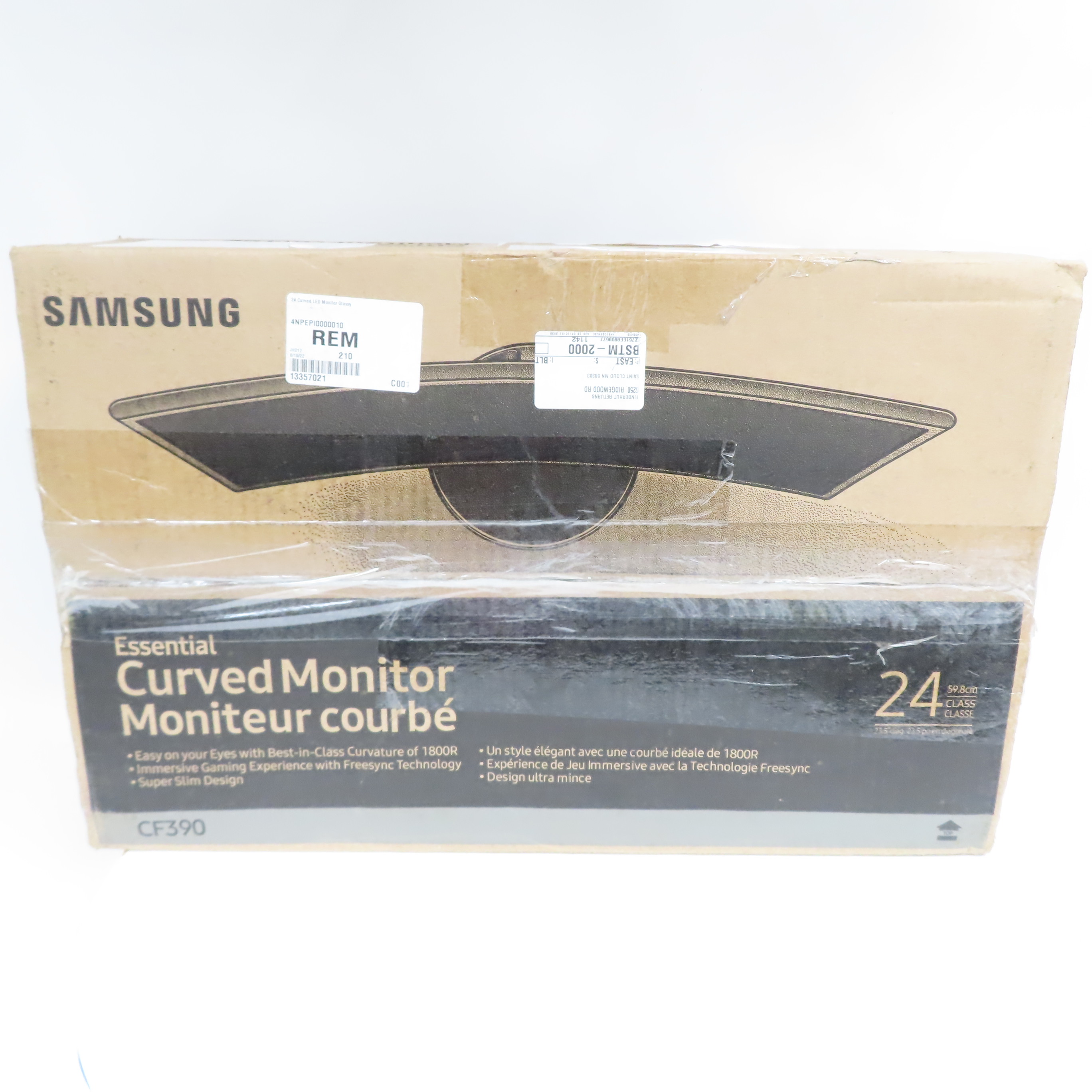 Samsung C24F390FHN 24" Essential Curved Monitor In Box (Local PickUp