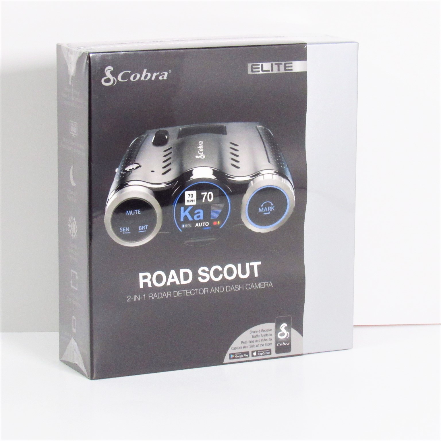 Cobra Elite Road Scout 2in1 Radar Detector Dash Camera Alert System