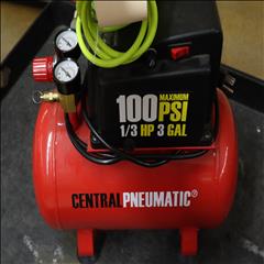 Central Pneumatic 3gal 1/3 HP 100 PSI Hotdog Air Compressor Local ...