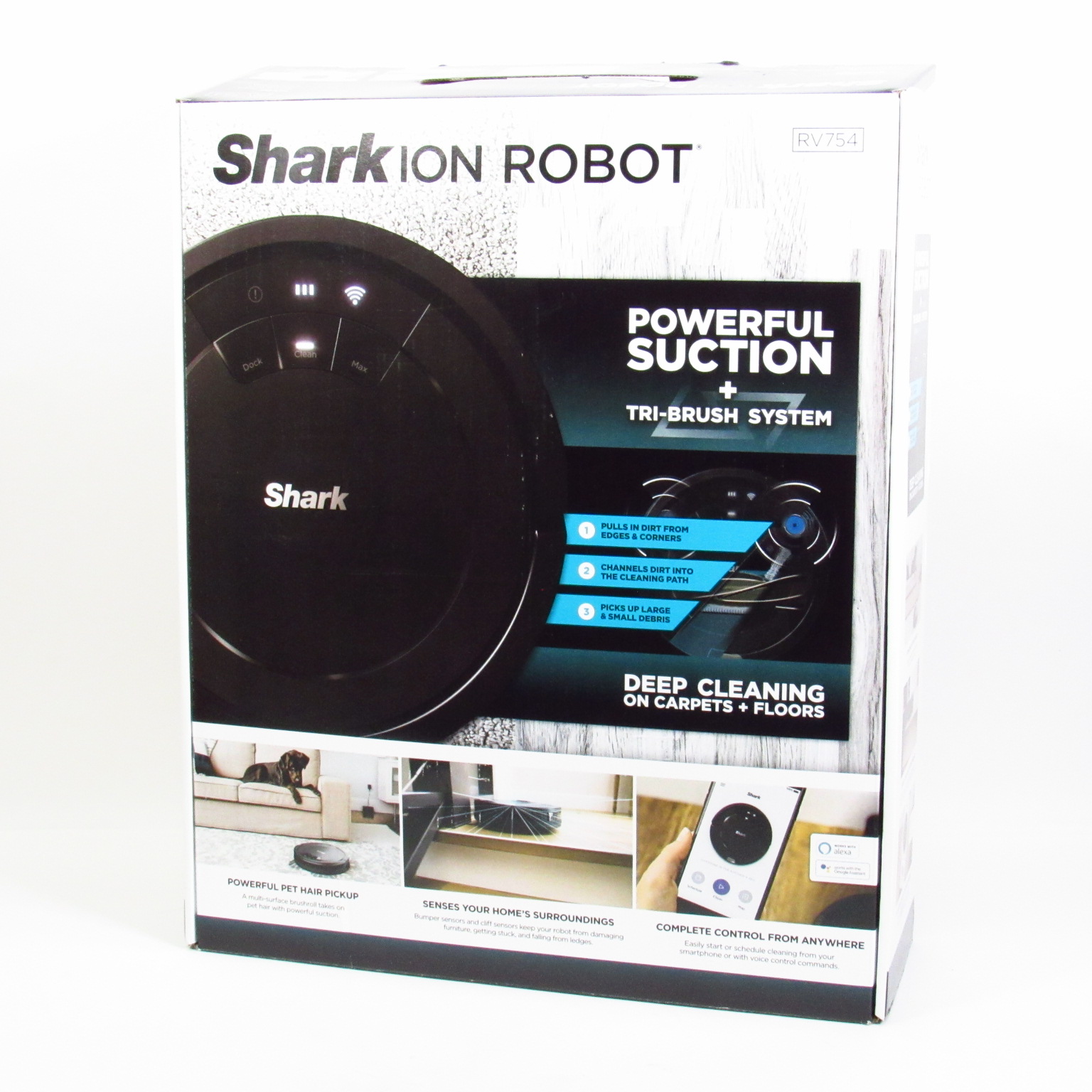 Shark Ion RV754 Robotic Vacuum Cleaner Black