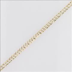 14K Yellow Gold Curb Link Chain Necklace| 25.33 Grams| Length 24| 7.80  Grams- N8322