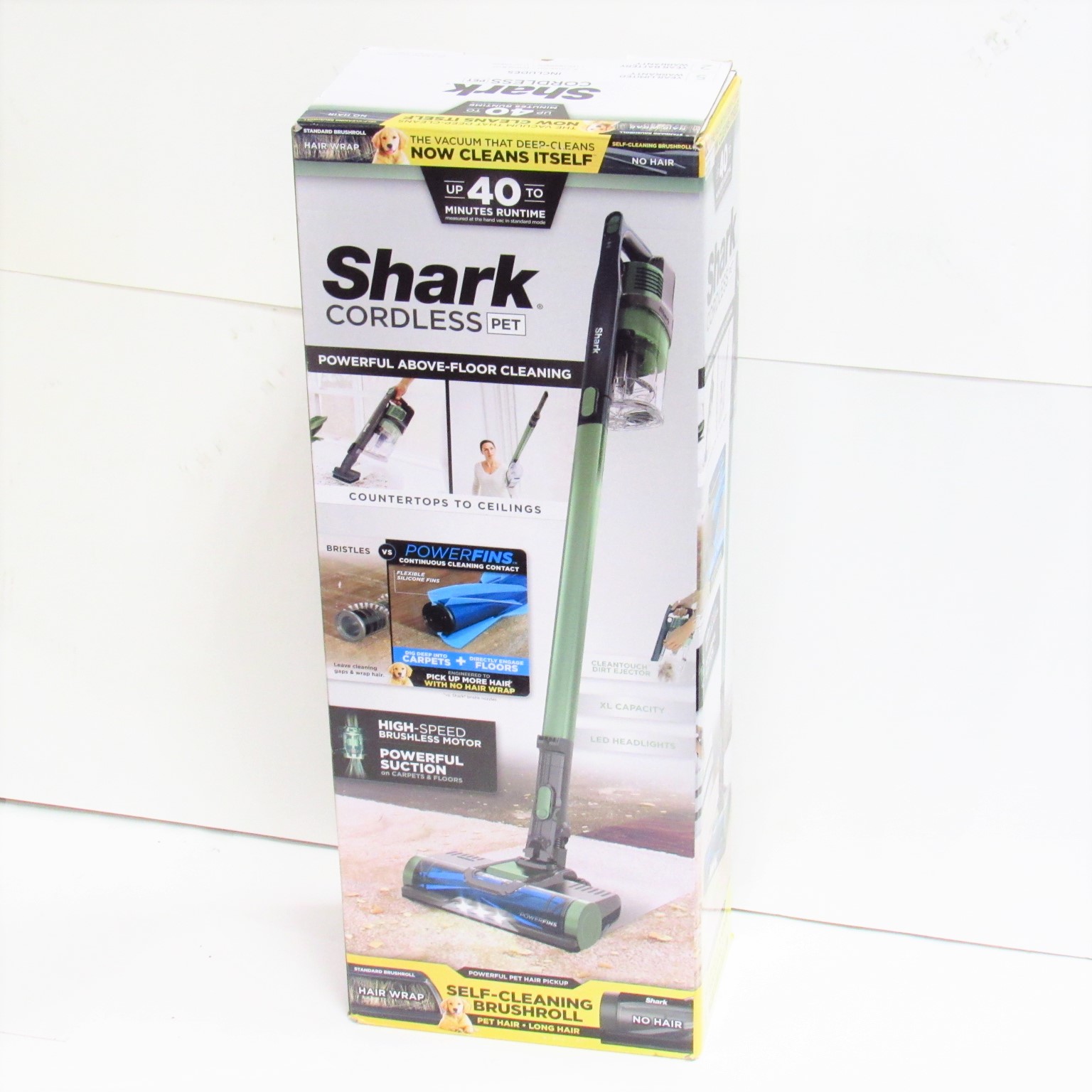 Shark Cordless Pet UZ155 Stick Vacuum Cleaner Green
