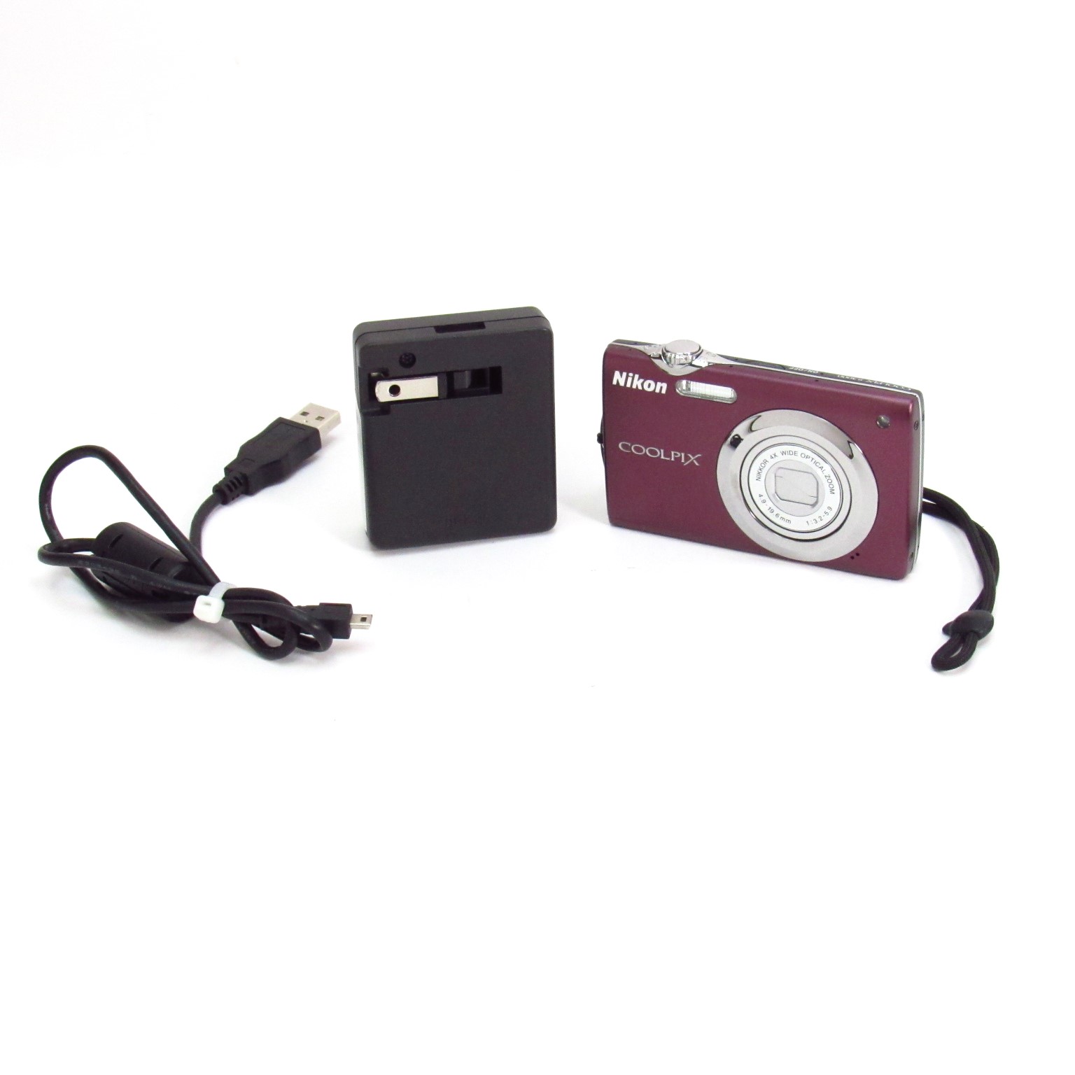 Nikon Coolpix S3000 12MP Digital Camera Plum