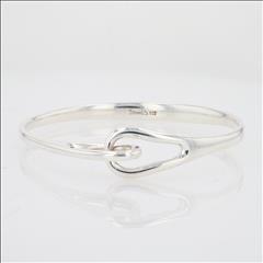 Tiffany & Co. Double Loop Bangle 7.25