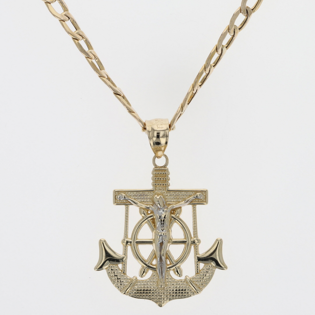 Mariners Cross Pendant on 22.25