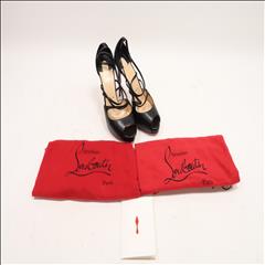 CHRISTIAN LOUBOUTIN Shiny Nappa Patent Snakeskin Explorete