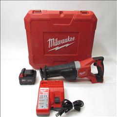 Milwaukee 2621-20 M18 Cordless Sawzall Reciprocating Saw - 3,000 RPM With Quik Lok Blade Clamp (Bare Tool)