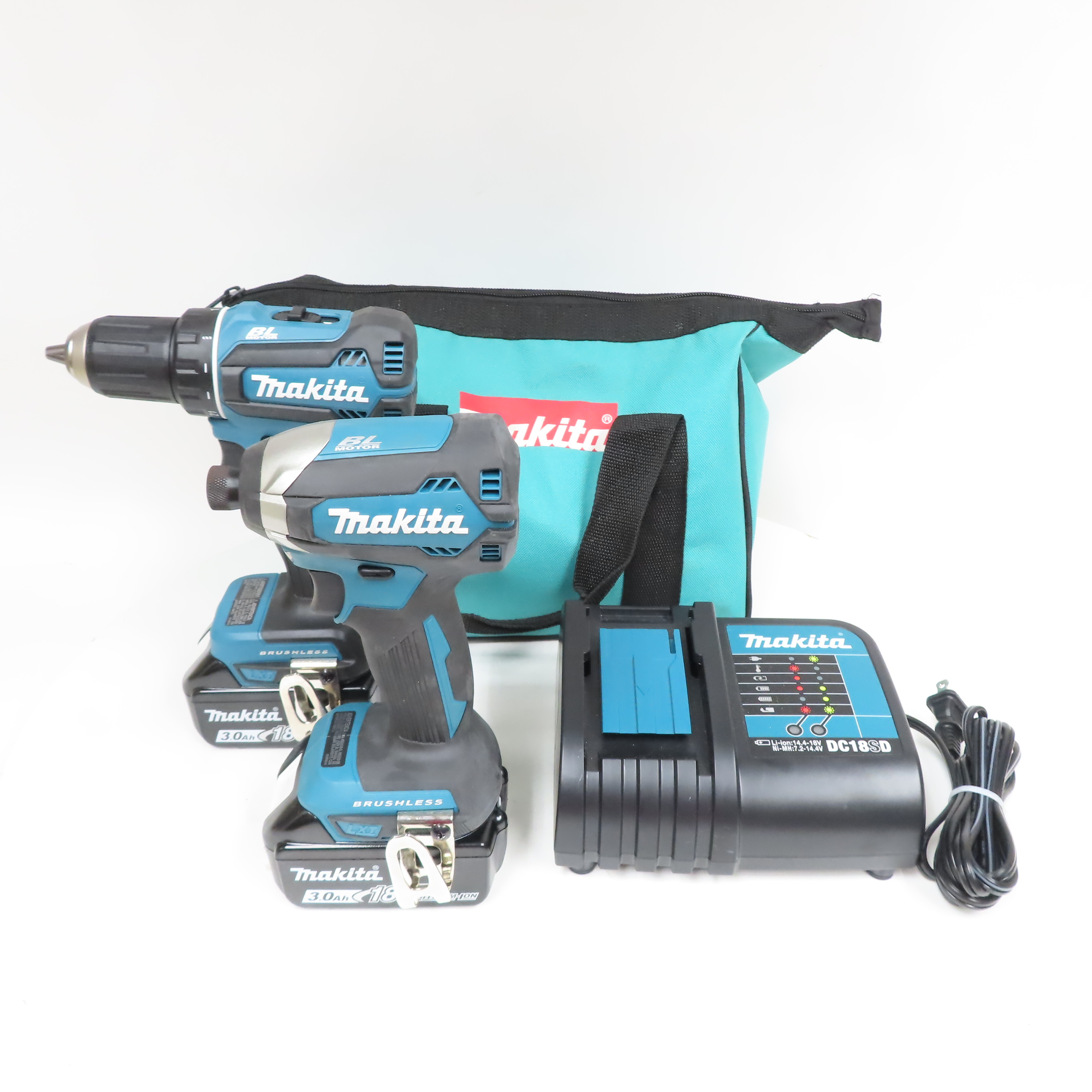 Makita USA Inc. XFD13 & XDT13 18V Cordless 1/2" Drill/ 1/4" Impact