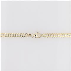 14K Yellow Gold Curb Link Chain Necklace| 25.33 Grams| Length 24| 7.80  Grams- N8322
