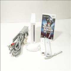 Nintendo Wii RVL-001 512MB White Body Home Video Gaming Console 9220
