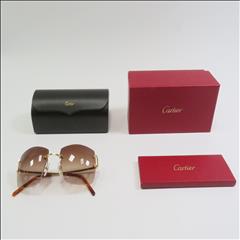 Cartier CT0009RS 001 Rimless Sunglasses