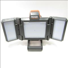 RIDGID R8694221 18-Volt Lithium-Ion Hybrid 2500 Lumen Folding Panel Light
