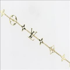 Louis Vuitton Blossom LV Monogram 7.25 Bracelet 18k Yellow Gold 12.44 Grams