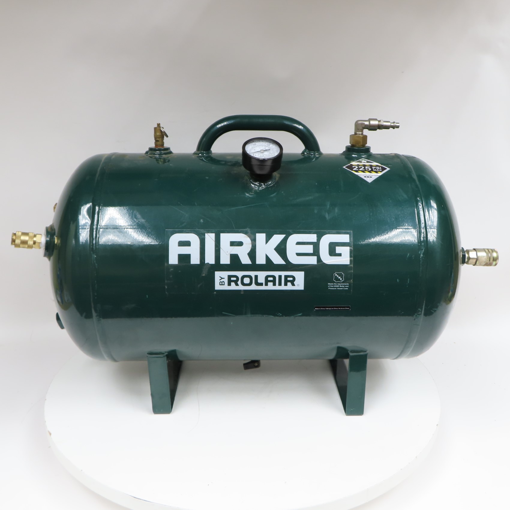 Rolair 206834 10 Gallon 225 PSI Portable Reserve Air Tank (Local Pick ...