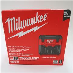 Milwaukee 0880-20 M18 18-Volt 2 Gal. Lithium-Ion Cordless Wet/Dry ...